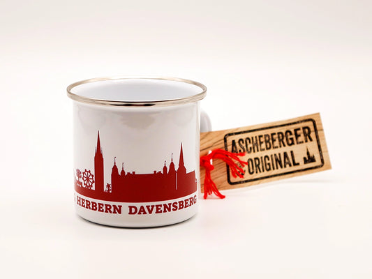 Tasse Skyline rot
