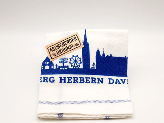 XXL-Küchentuch (weiß/blau)